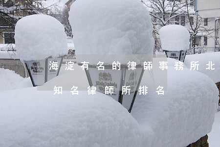 海淀有名的律師事務所(北京海淀區(qū)知名律師所排名)