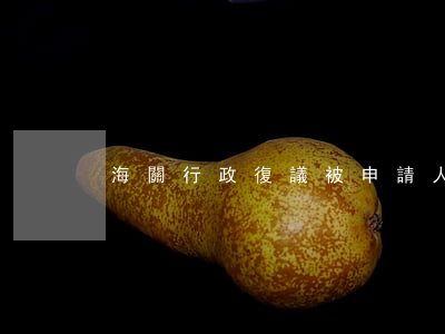 海關行政復議被申請人有哪些情況