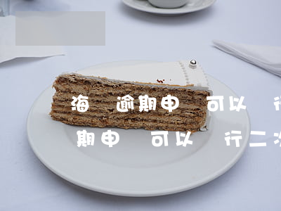 海關逾期申報可以進行二次申報嗎-海關逾期申報可以進行二次申報嗎