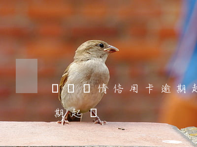 涇陽張倩信用卡逾期起訴(涇陽張倩信用卡逾期起訴)
