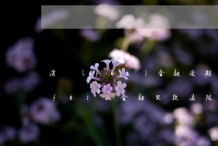 消費(fèi)金融逾期法院已起訴(消費(fèi)金融欠款法院起訴真的么)