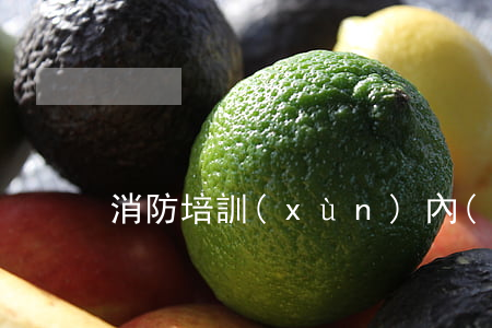 消防培訓(xùn)內(nèi)容有哪些