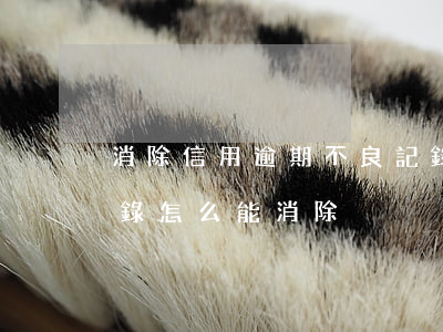 消除信用逾期不良記錄嗎-信用征信逾期記錄怎么能消除