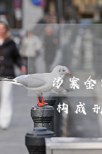 涉案金额多少就赔多少吗(涉案金额达到多少构成刑事案件)