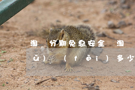 淘寶分期免息安全嗎(淘寶分期免息手續(xù)費(fèi)多少)