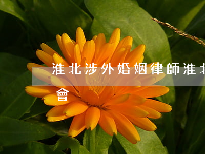 淮北涉外婚姻律師(淮北市律師協(xié)會)