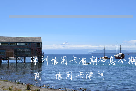 深圳信用卡逾期停息分期怎么協(xié)商-信用卡 深圳