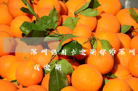 深圳信用卡逾期律师(深圳律所给我发信息说我逾期)