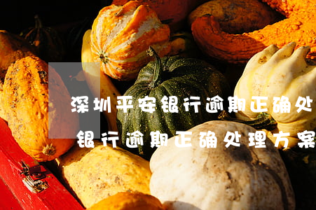 深圳平安银行逾期正确处理方案-深圳平安银行逾期正确处理方案是什么
