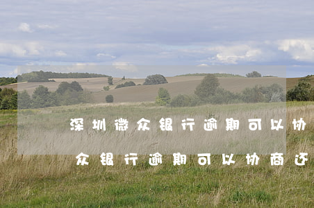 深圳微众银行逾期可以协商还款吗-深圳微众银行逾期可以协商还款吗