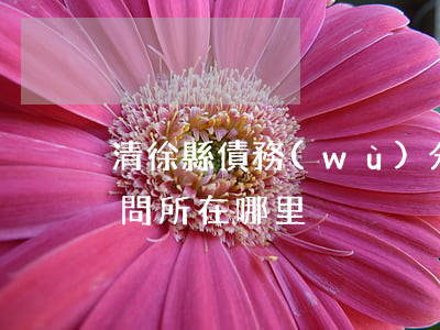 清徐縣債務(wù)分割律師(清徐縣律師顧問所在哪里)