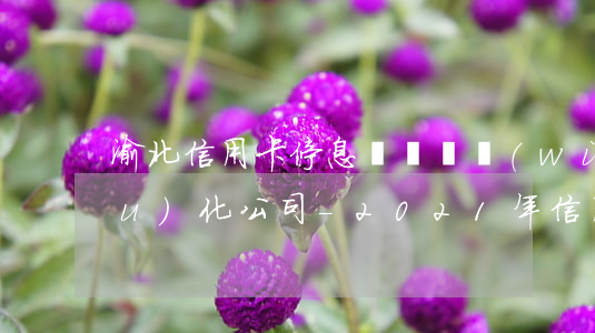 渝北信用卡停息掛賬債務(wù)優(yōu)化公司-2021年信用卡停息掛賬
