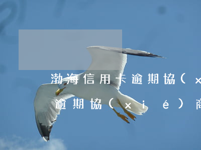渤海信用卡逾期協(xié)商(渤海信用卡逾期協(xié)商)