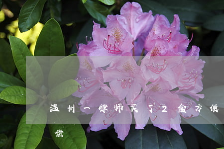 温州一律师买了2盒方便面，拿到800元赔偿！