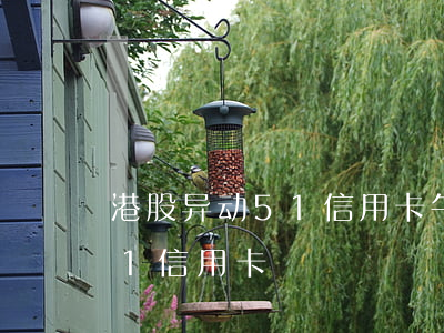 港股异动51信用卡午后盘中停牌-港股 51信用卡