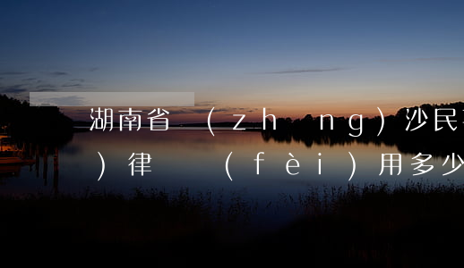 湖南省長(zhǎng)沙民事債務(wù)律師費(fèi)用多少-長(zhǎng)沙債務(wù)糾紛律師事務(wù)所排名