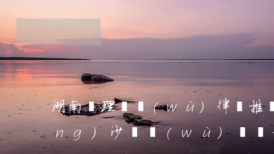 湖南辦理債務(wù)律師推薦(長(zhǎng)沙債務(wù)糾紛律師事務(wù)所排名)