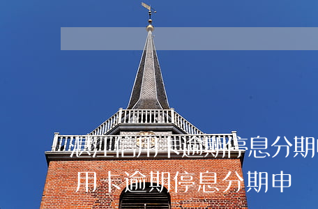 湛江信用卡逾期停息分期申請條件-湛江信用卡逾期停息分期申請條件是什么