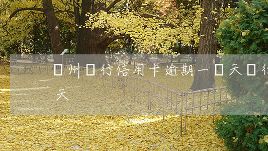 溫州銀行信用卡逾期一兩天(銀行卡逾期兩三天)