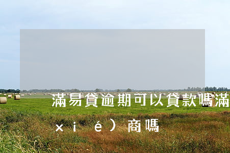 滿易貸逾期可以貸款嗎(滿易貸逾期同意協(xié)商嗎)