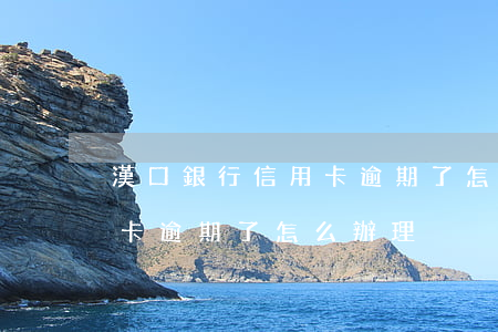 漢口銀行信用卡逾期了怎么辦(漢口銀行信用卡逾期了怎么辦理)
