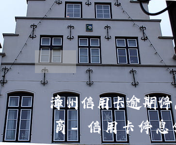 漳州信用卡逾期停息分期怎么協(xié)商-信用卡 停息分期