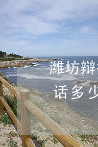 潍坊辩护律师怎么收费(潍坊免费律师咨询电话多少)