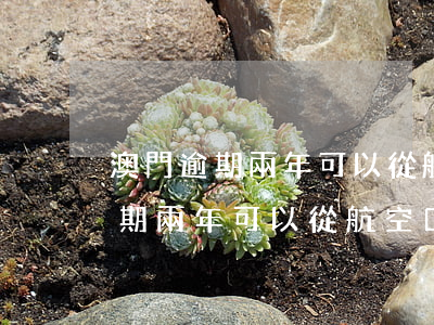 澳門逾期兩年可以從航空口岸出境-澳門逾期兩年可以從航空口岸出境嗎