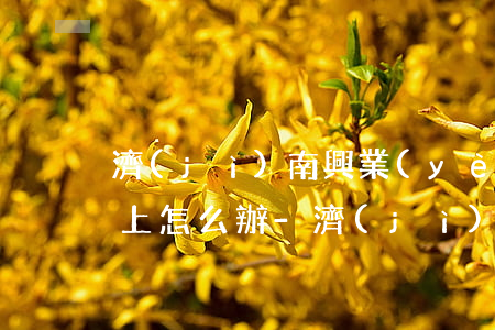 濟(jì)南興業(yè)銀行信用卡還不上怎么辦-濟(jì)南興業(yè)銀行信用卡還不上怎么辦呢