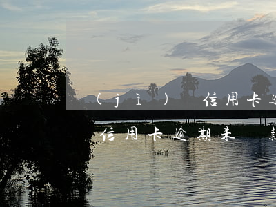 濟(jì)寧信用卡逾期未還款(濟(jì)寧信用卡逾期未還款)