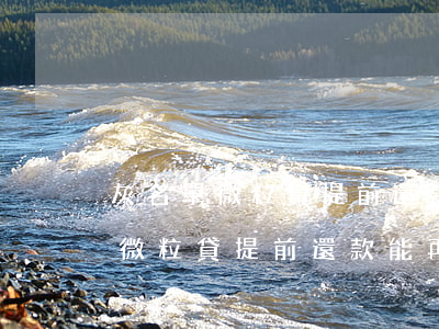 灰名單微粒貸提前還款能再借出不-灰名單微粒貸提前還款能再借出不還嗎