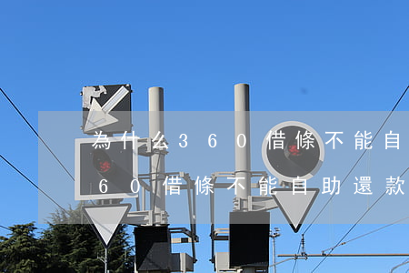 為什么360借條不能自助還款-為什么360借條不能自助還款了
