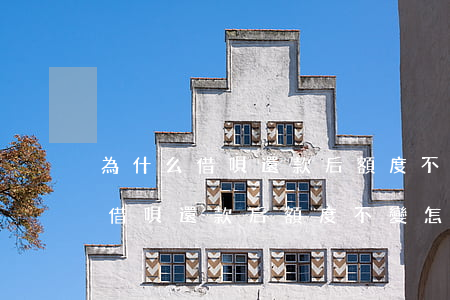 為什么借唄還款后額度不變怎么辦-為什么借唄還款后額度不變怎么辦呢