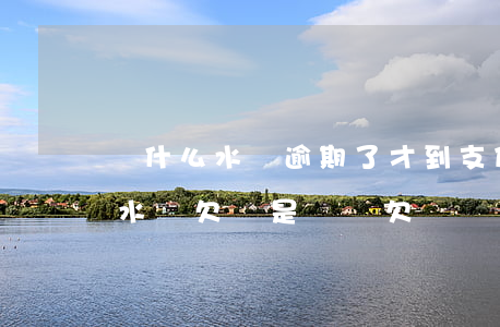 為什么水費逾期了才到支付寶-支付寶上的水費欠費是實時欠費嗎
