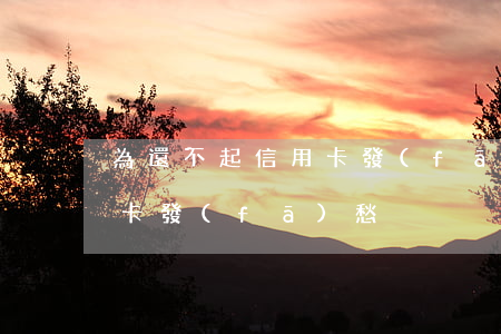 為還不起信用卡發(fā)愁（為還不起信用卡發(fā)愁）