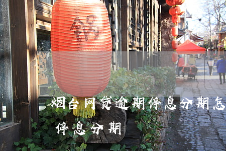 烟台网贷逾期停息分期怎么协商-网贷申请停息分期