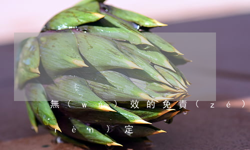 無(wú)效的免責(zé)條款怎么認(rèn)定