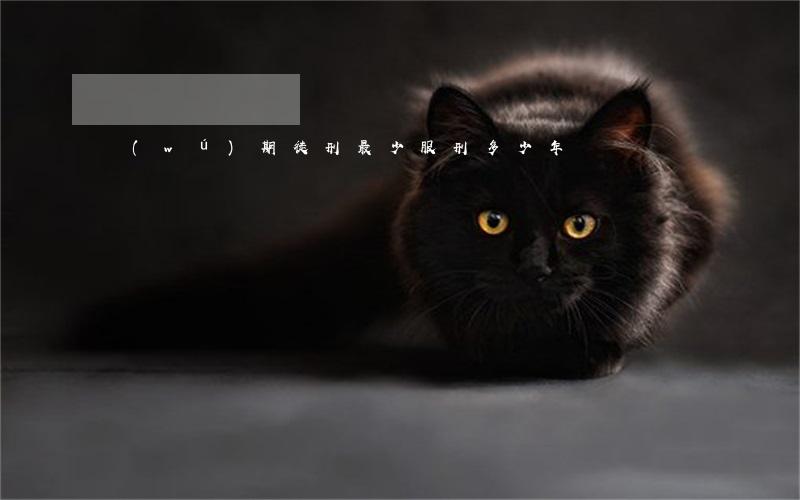 無(wú)期徒刑最少服刑多少年