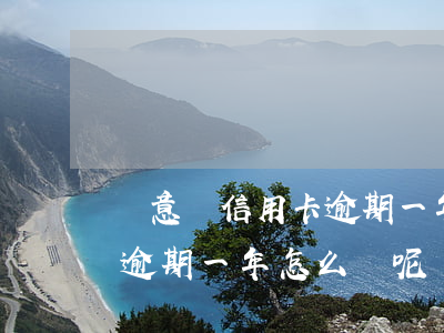 無意間信用卡逾期一年怎么辦(無意間信用卡逾期一年怎么辦呢)