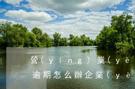 營(yíng)業(yè)執(zhí)照逾期怎么辦(企業(yè)營(yíng)業(yè)執(zhí)照過(guò)期了怎么辦)