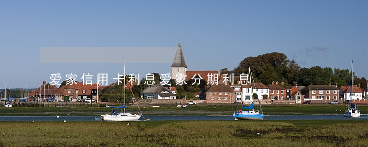 爱家信用卡利息(爱家分期利息)