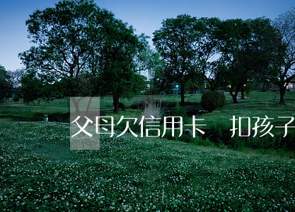 父母欠信用卡會扣孩子卡里錢嗎-
