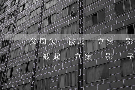 父母欠錢被起訴立案會影響子女嘛-父母欠錢被起訴立案會影響子女嘛知乎