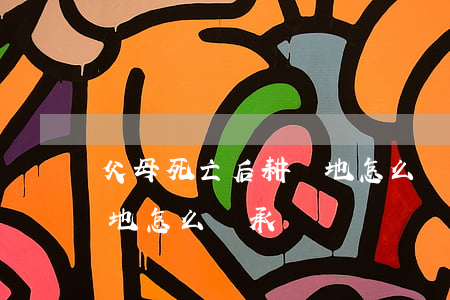 父母死亡后耕種地怎么繼承(父母死亡后耕種地怎么繼承)