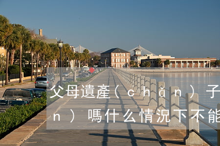 父母遺產(chǎn)子女繼承權(quán)嗎(什么情況下不能繼承父母遺產(chǎn))