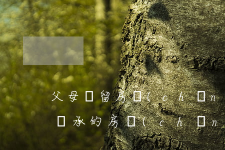 父母遺留房產(chǎn)拆遷可以繼承嗎(繼承的房產(chǎn)拆遷)