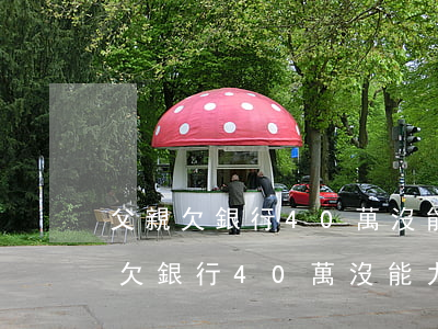 父親欠銀行40萬沒能力償還怎么辦-父親欠銀行40萬沒能力償還怎么辦呢