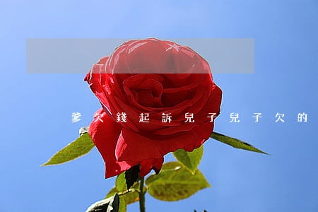爹欠錢起訴兒子(兒子欠的債被起訴)