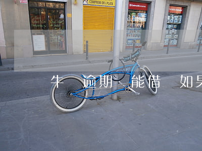 牛唄逾期還能借嗎(如果借唄逾期)