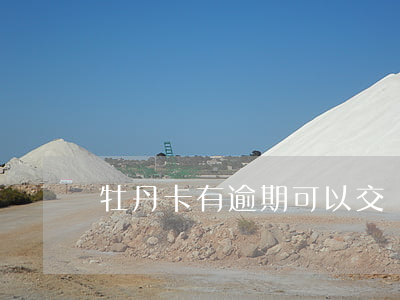 牡丹卡有逾期可以交罰款嗎